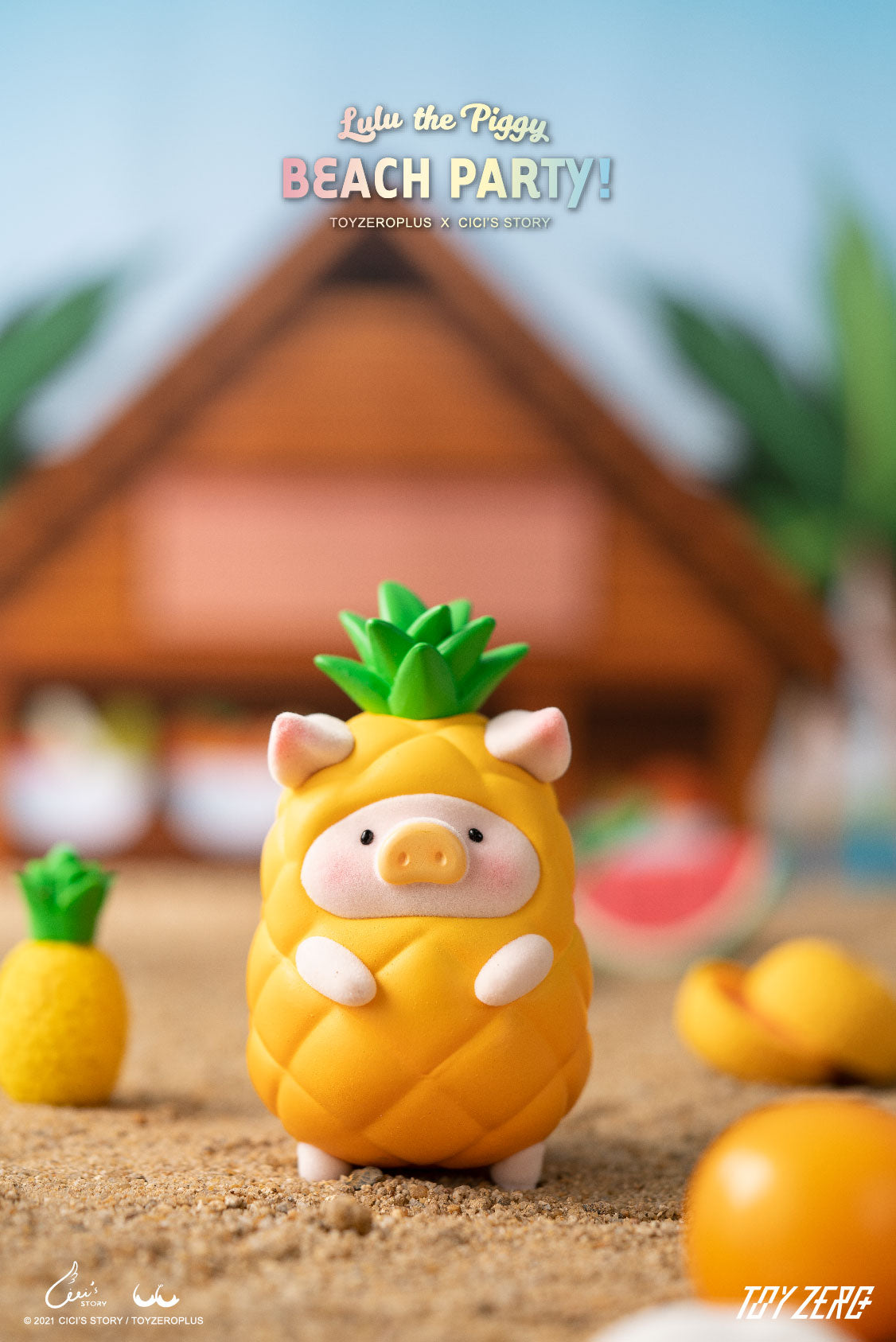 TOYZEROPLUS LULU the Piggy Beach Party Blind Box