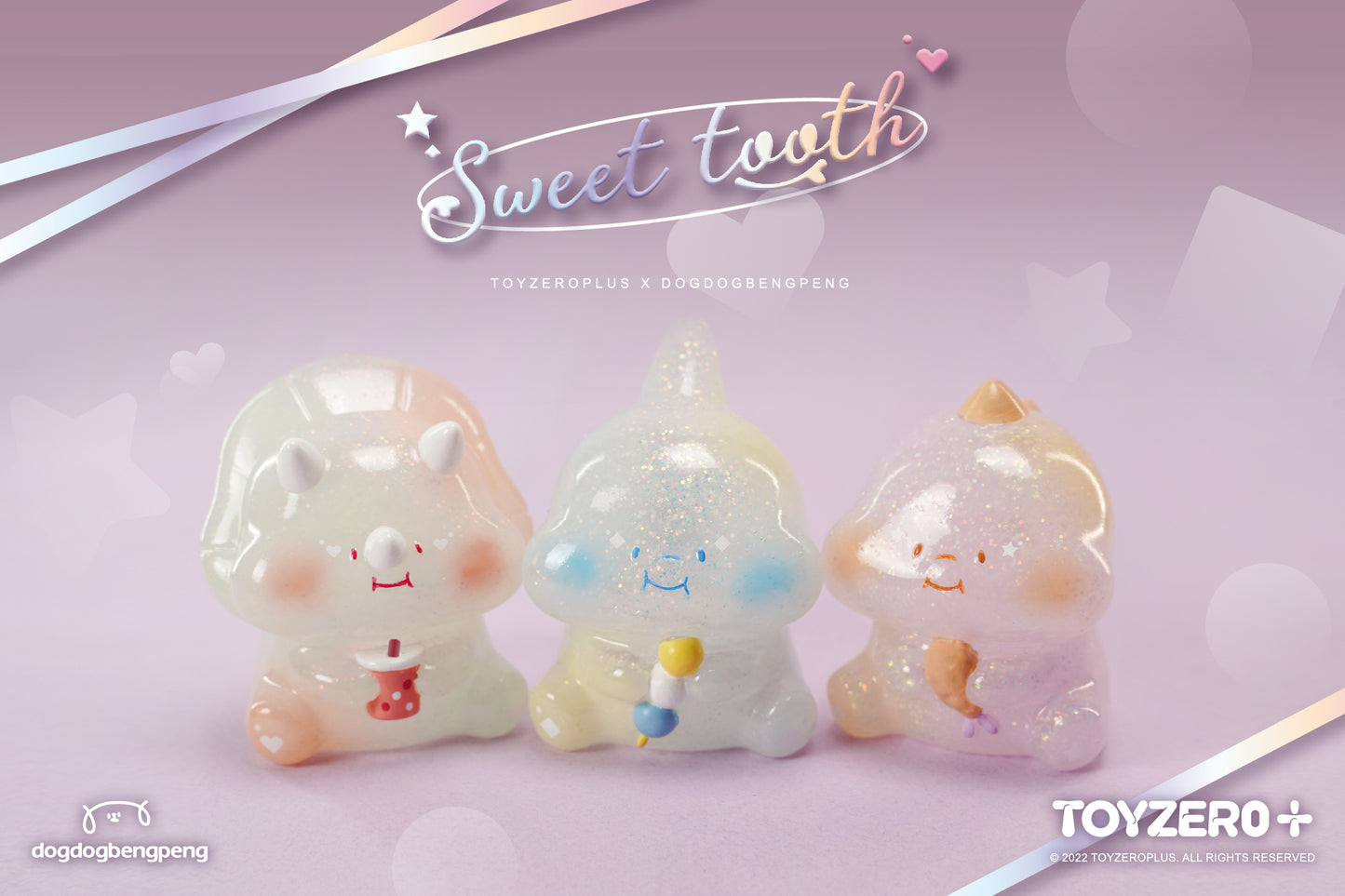 吃貨恐龍 Foodie Dinosaurs- Sweet tooth (Set of 3)