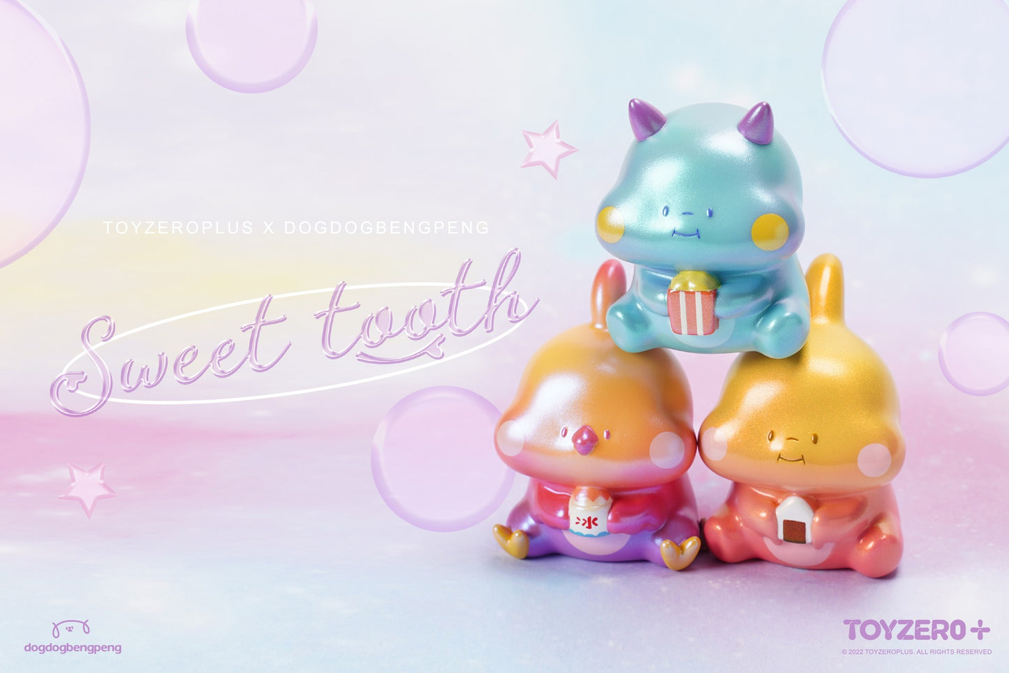 吃貨恐龍 Foodie Dinosaur- Sweet tooth II (Set of 3)