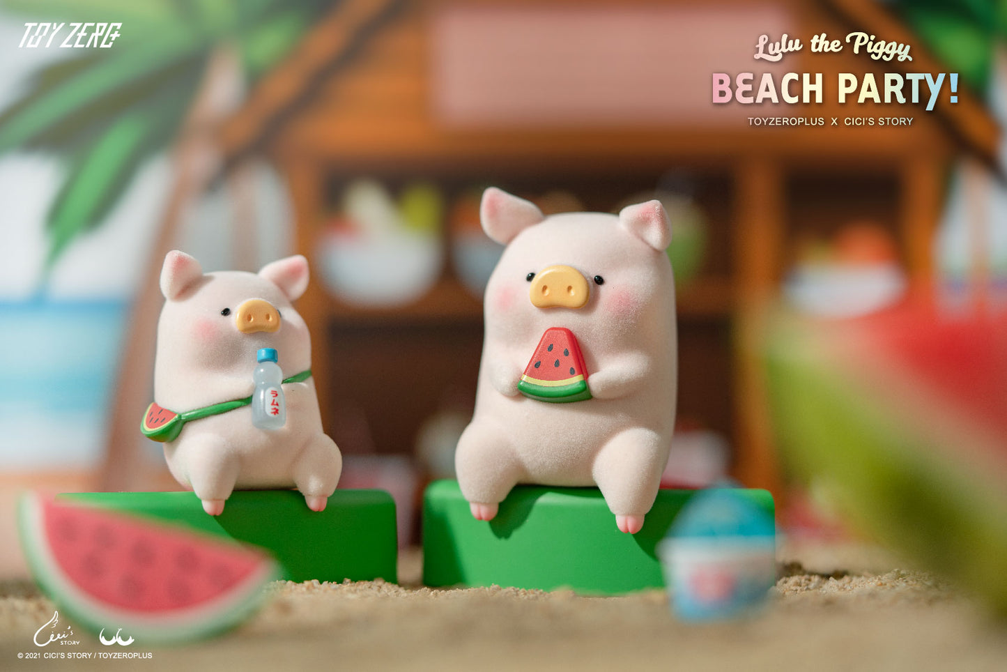 TOYZEROPLUS LULU the Piggy Beach Party Blind Box