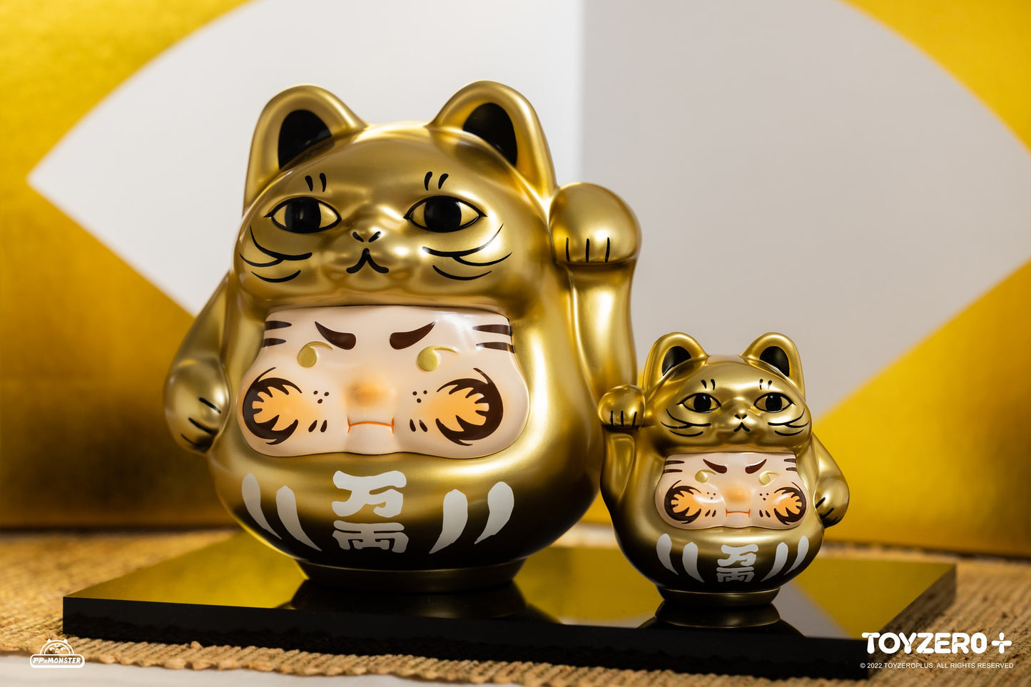 PP Golden Lucky Cat Daruma PP幸運金貓達摩