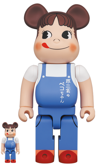 Bearbrick Peko - the Overalls Girl 100%?%