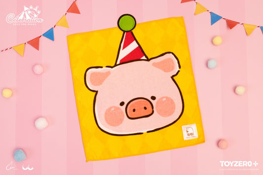 LuLu The Piggy Celebration - Clown Handkerchief 罐頭豬 LuLu 歡樂時光- Lulu 小丑手帕