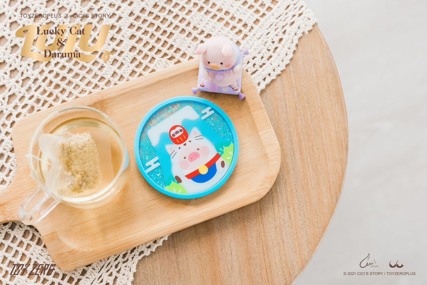 LuLu Lucky Cat Series Coaster