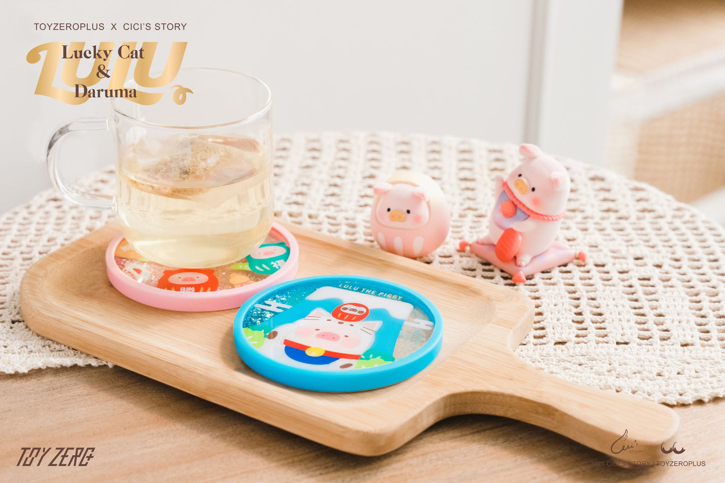 LuLu Lucky Cat Series Coaster
