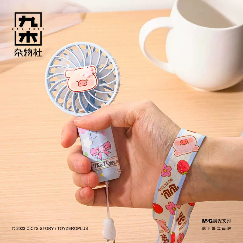 LuLu the Piggy Portable Mini Electric Fan