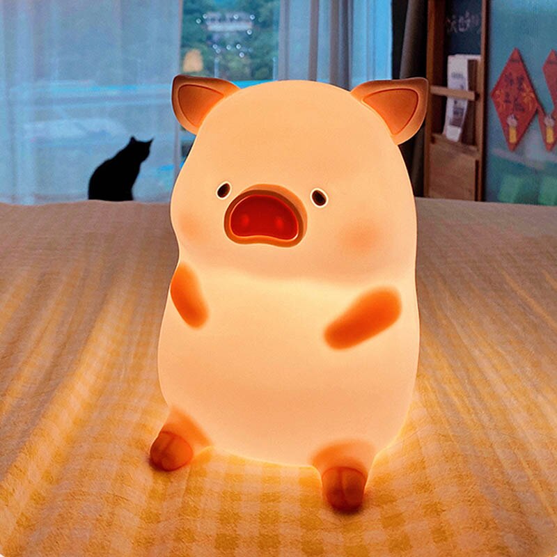 Lulu the Piggy Touch Sensor Lamp