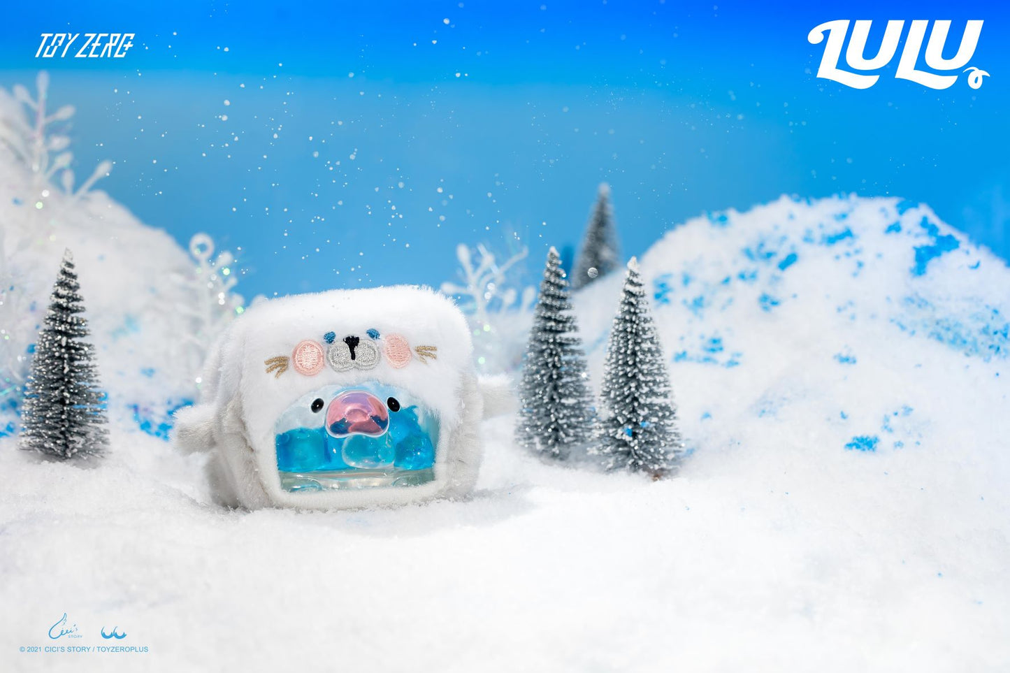 LuLu the Piggy Seal Ice Cube XL by TOYZEROPLUS