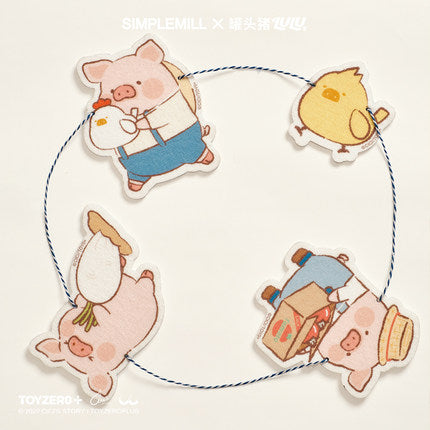 LuLu the Piggy Farmer Ornament Garland