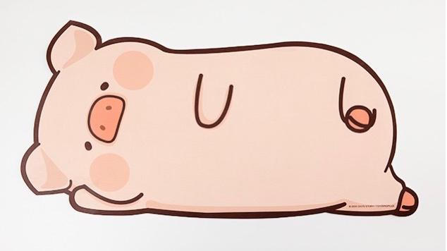 Lulu the Piggy Desk Pad