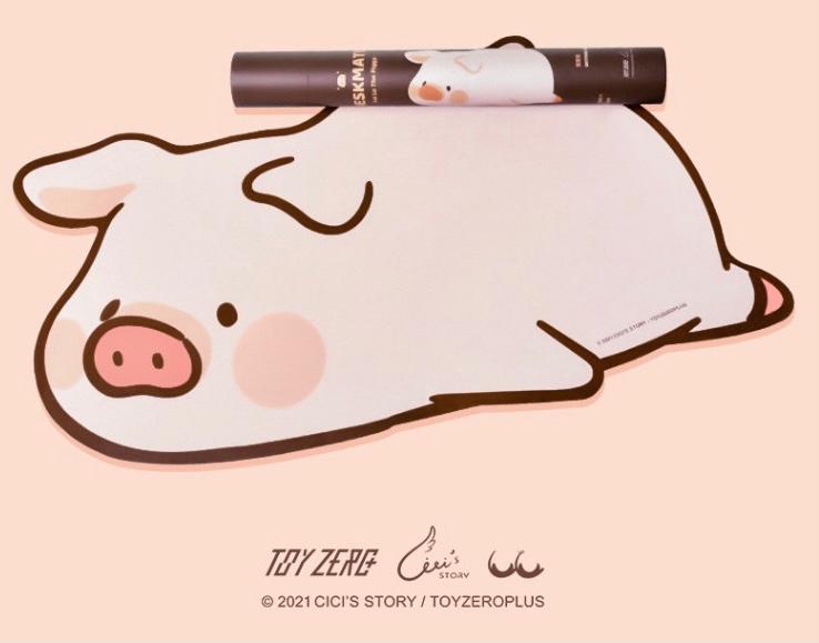 Lulu the Piggy Desk Pad