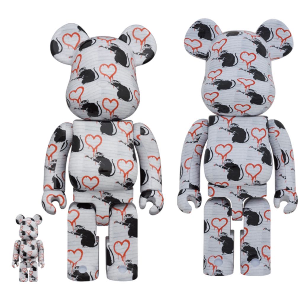 BE@RBRICK LOVE RAT (Banksy) 100%?%