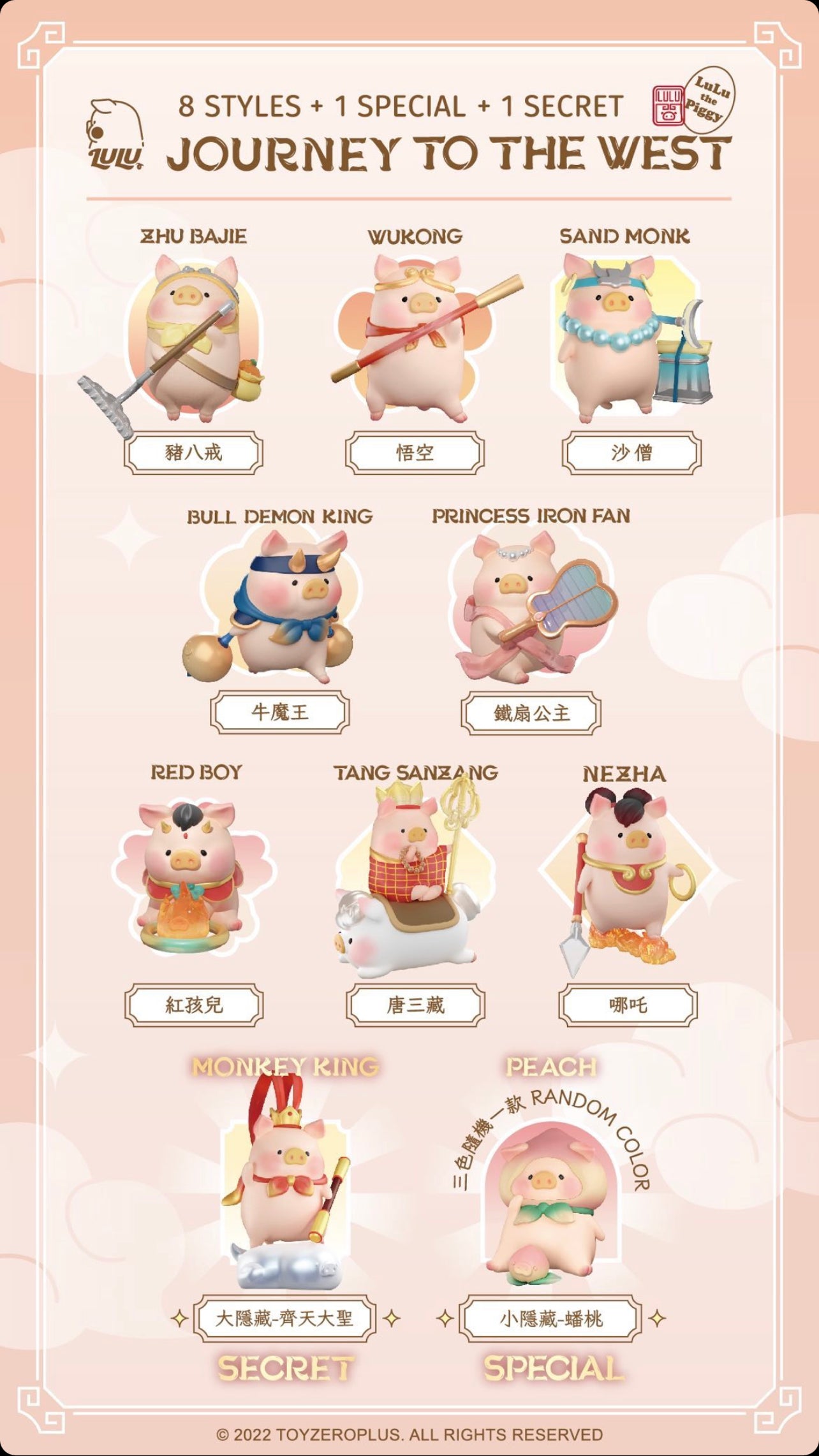 Lulu the Piggy Journey to the West Blind Box