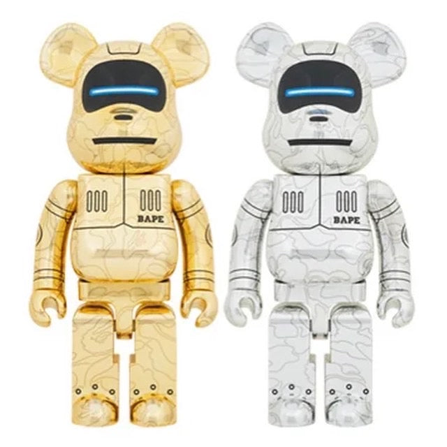 BearBrick Sorayama x Baby Milo 1000% Set