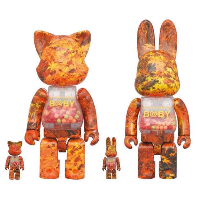 BE@RBRICK B@BY AUTUMN LEAVES 100％ ＆ 400％
