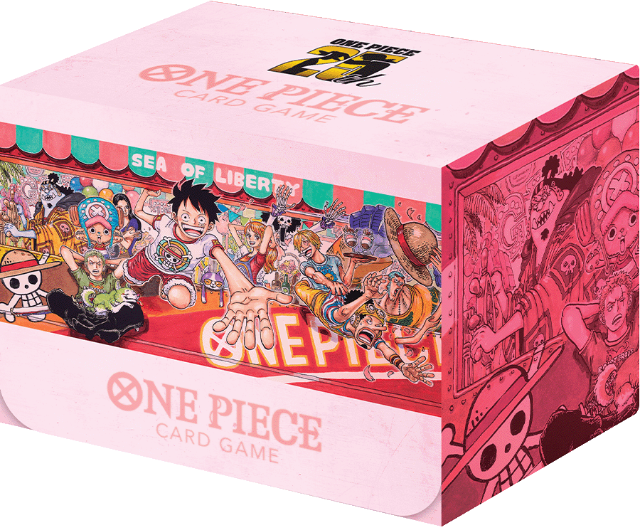 Bandai Carddass 海賊王咭牌遊戲 - 25週年紀念 限定遊戲墊及咭盒套裝 One Piece 25th Anniversary Play Mat and Storage Box Set