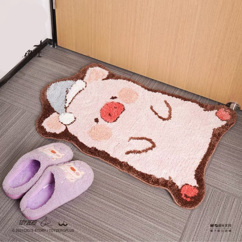 Lulu the Piggy Sleeper Lulu Floor Mat