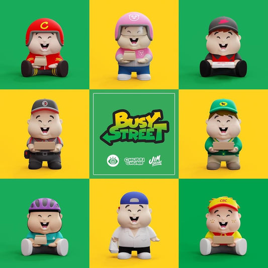 Chubby Cheeks Busy Street Blind Box by Unbox Industries