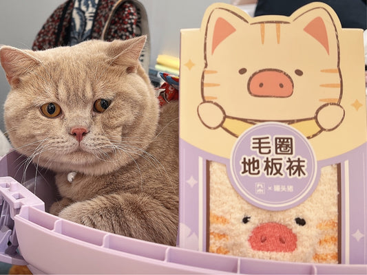 LuLu the Piggy Fluffy Slipper Socks - LuLu's Kitty