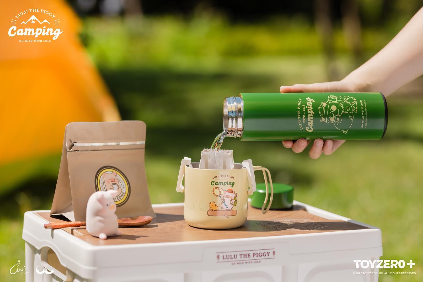 LuLu The Piggy Camping - Mug (300ml)
