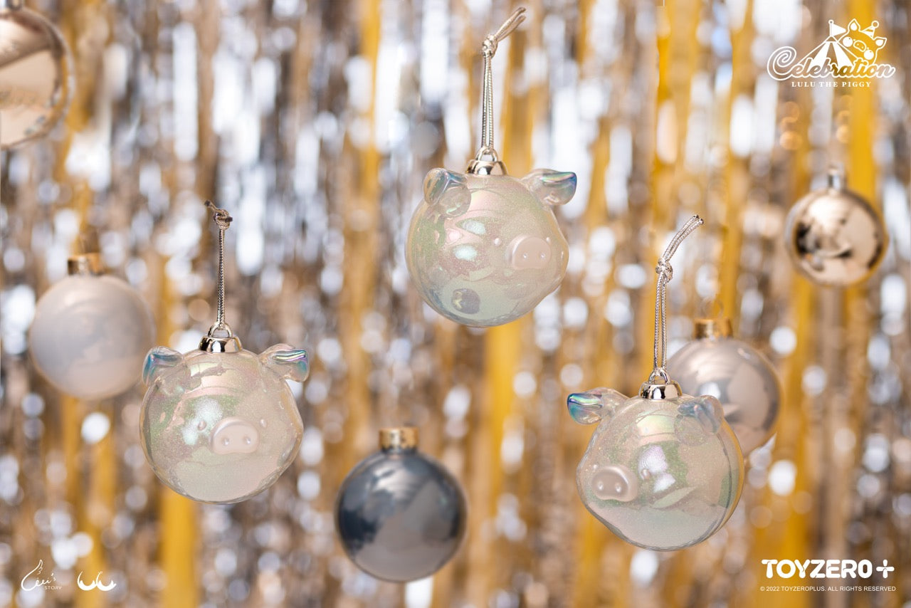 Lulu The Piggy Christmasland - Snowy Christmas Ball Deco 罐頭豬 LuLu聖誕 - Lulu 雪球裝飾