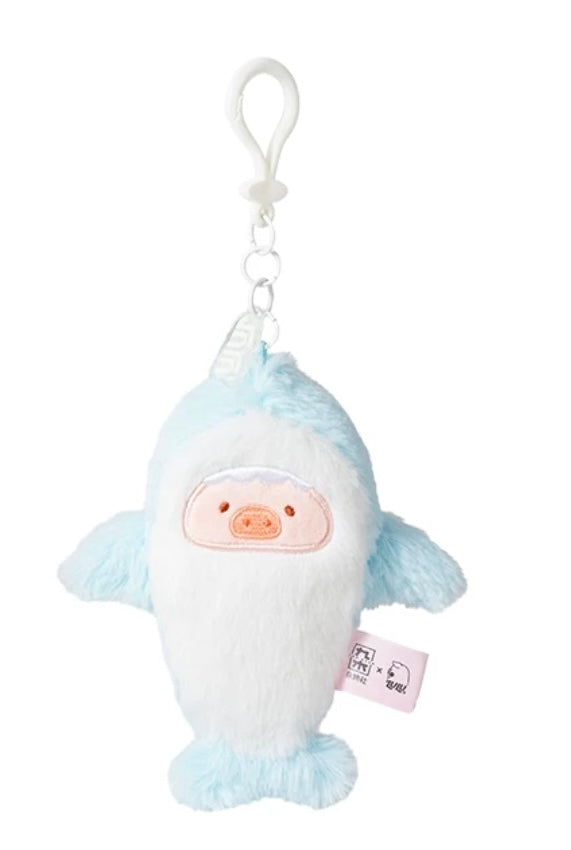 LuLu the Piggy Ocean Shark Plush Keychain