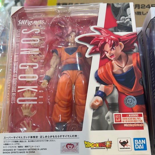 SHF Son Goku -Saiyan God instilled with the light of Righteous Heart-