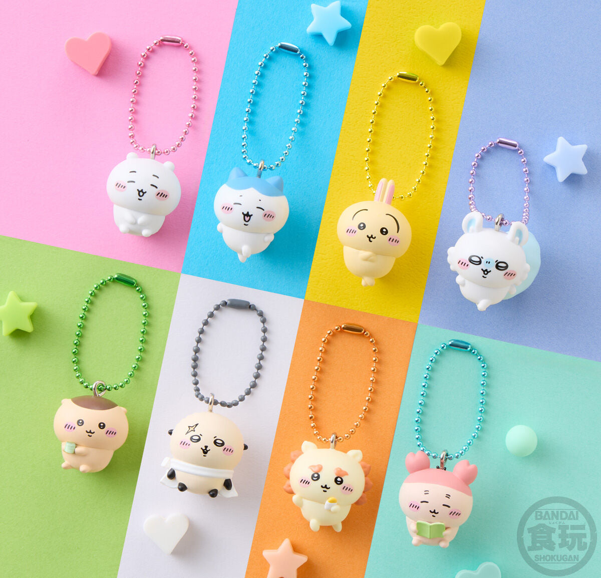 Chiikawa Mascot Keychain with Biscuit