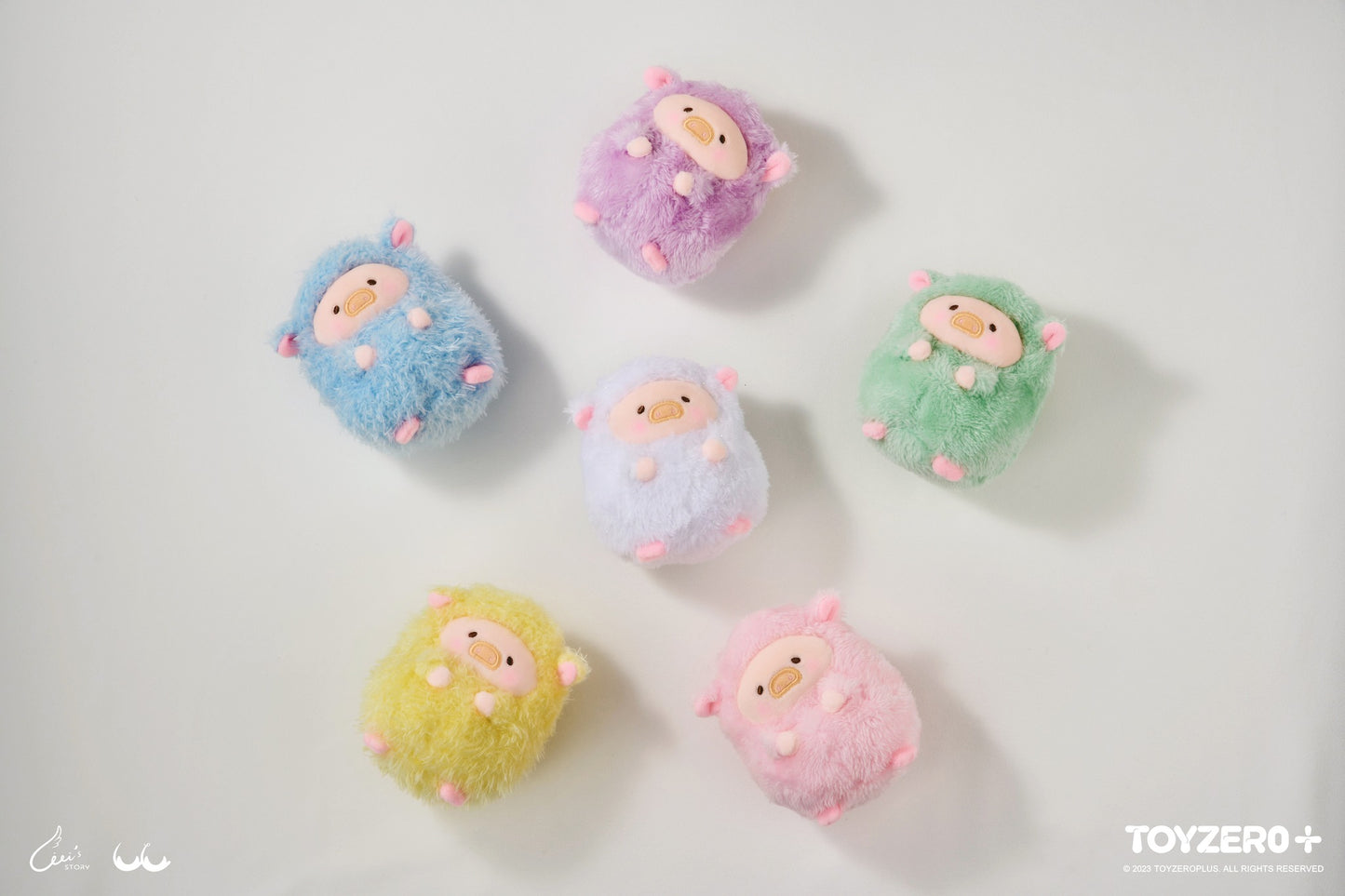 LuLu the Piggy - LuLu Rainbow Sheep Plush Blind Box 罐頭豬LuLu彩虹豬羊毛絨公仔盲盒