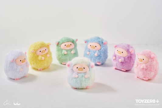 LuLu the Piggy - LuLu Rainbow Sheep Plush Blind Box 罐頭豬LuLu彩虹豬羊毛絨公仔盲盒