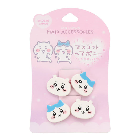 Chiikawa Mascot Hair Tie 2P (Chiikawa & Hachiware)