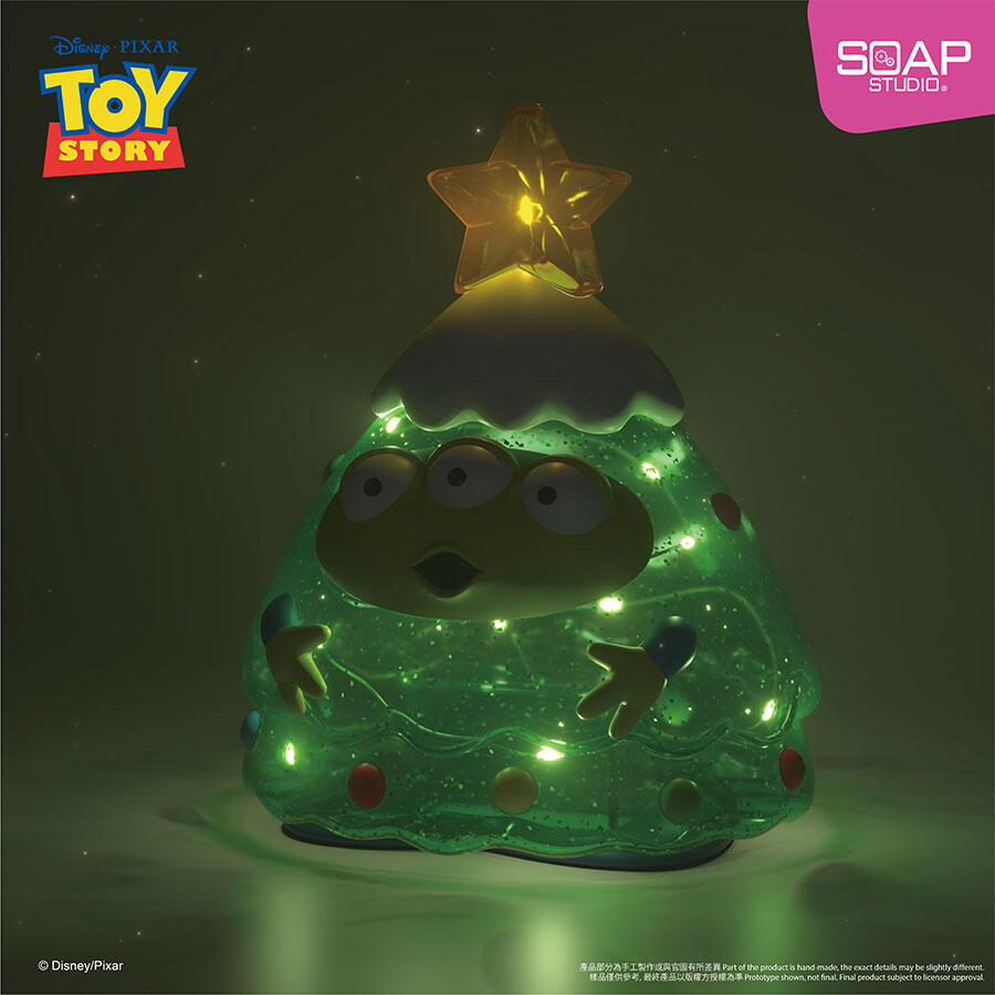 Soap Studio Disney Pixar Aliens Christmas Tree Shimmering Figure