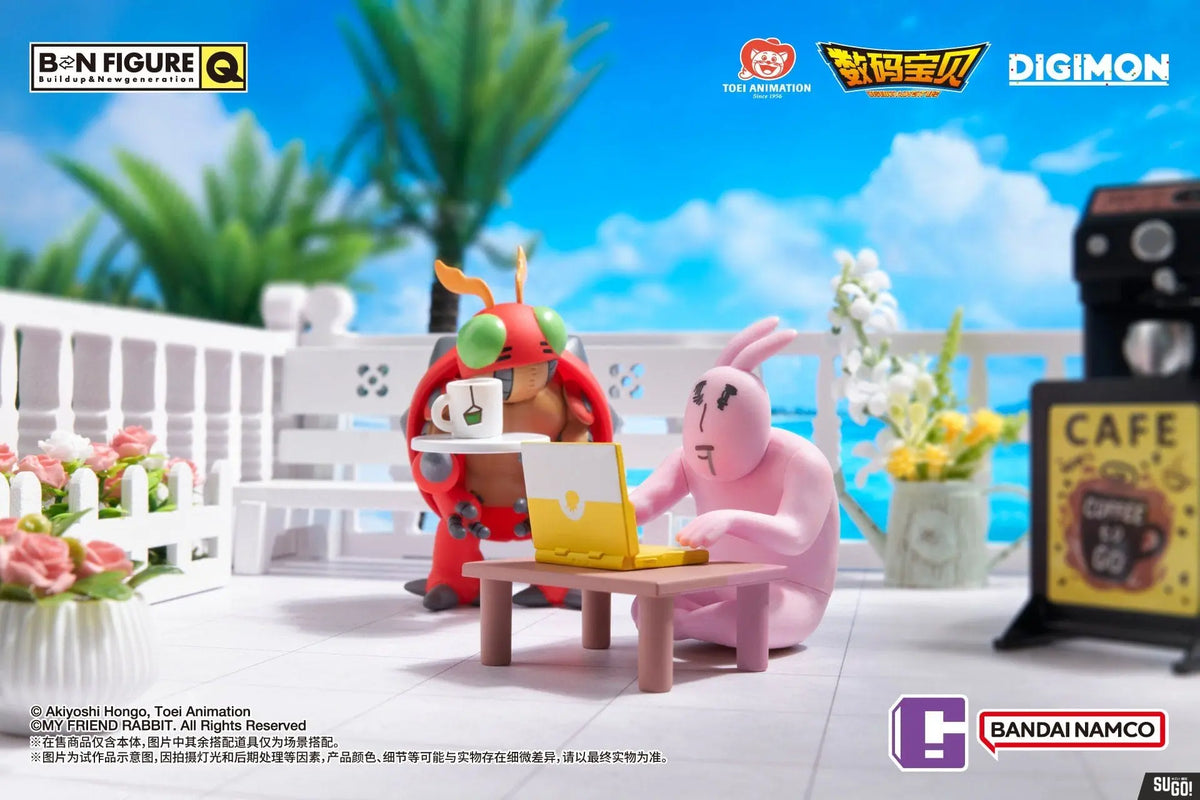 [BN FIGURE Q] 數碼暴龍 Digimon Adventure x My Friend Rabbit 盲盒Blind Box