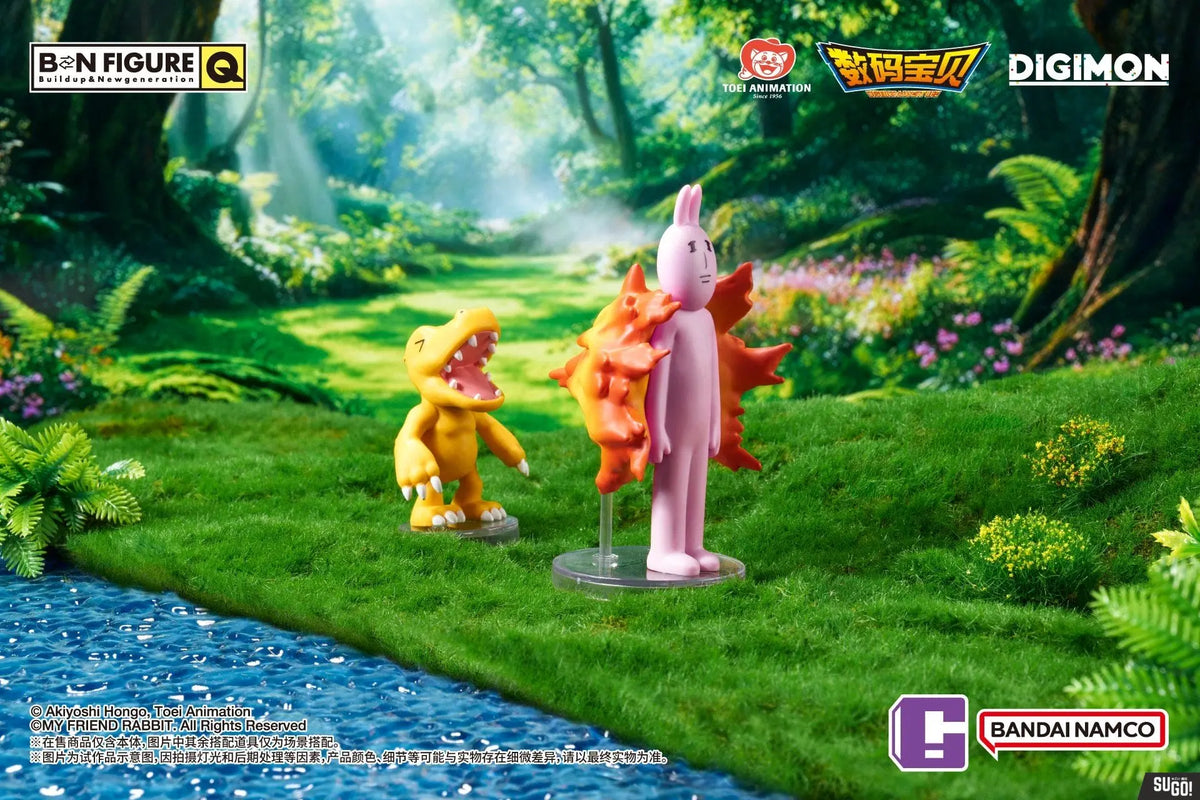 [BN FIGURE Q] 數碼暴龍 Digimon Adventure x My Friend Rabbit 盲盒Blind Box