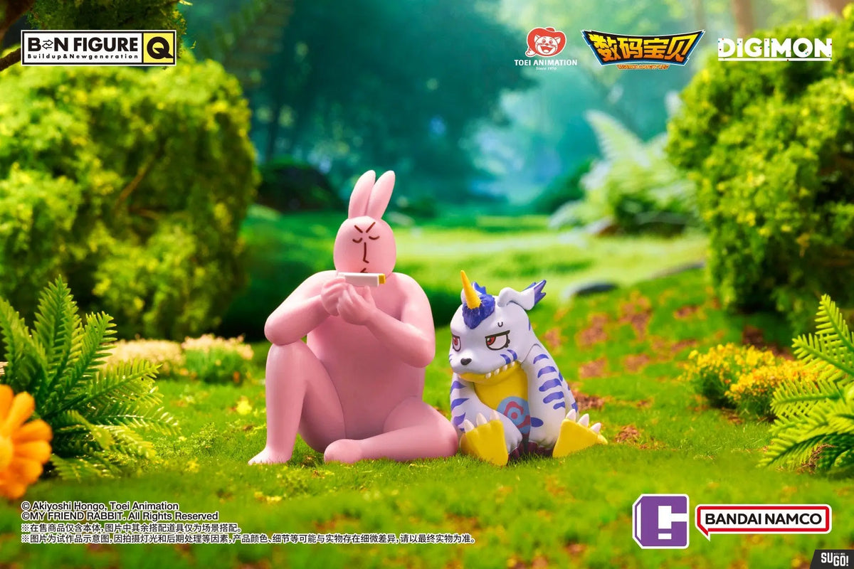 [BN FIGURE Q] 數碼暴龍 Digimon Adventure x My Friend Rabbit 盲盒Blind Box