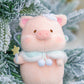 LuLu the Piggy Winter Series Snow Elf Lu Plush Keychain
