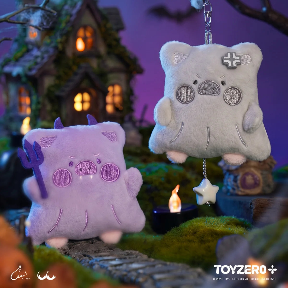 LuLu the Piggy恐怖故事系列-百變小幽靈毛絨掛件盲盒 Horror Story Series-Moody Boo Plush Keychain