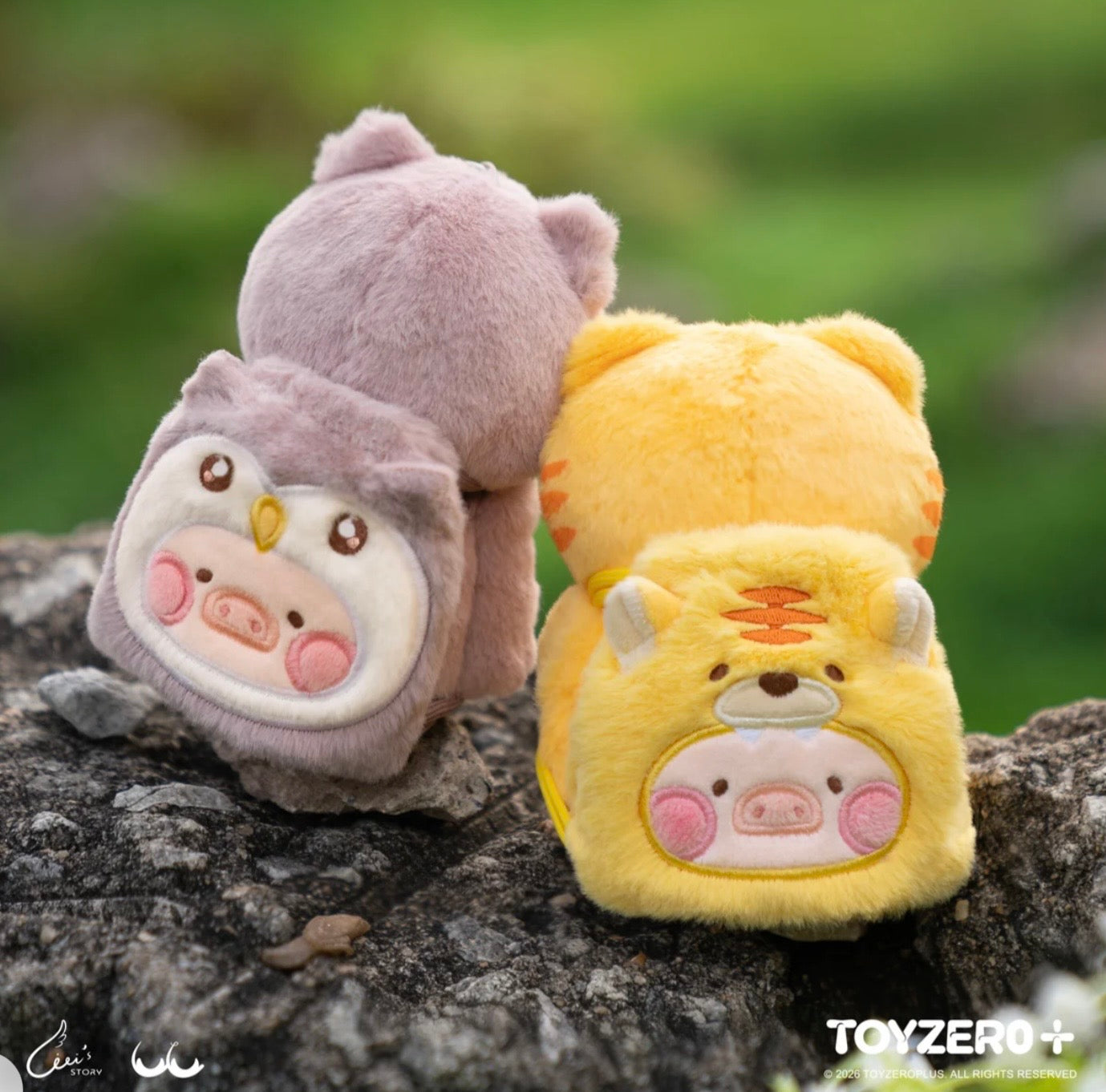 LuLu the Piggy Animal Party Vol.2 Mini Drawstring Plush EarPhone Bag Keychain (Blindbox)