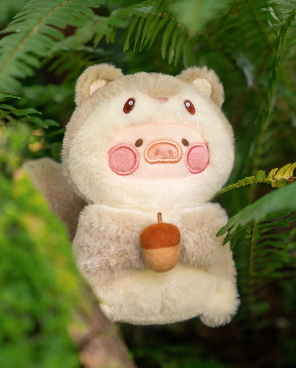 LuLu the Piggy Animal Party Vol.2 Huggy Plush Keychain (Flying Squirrel Ver.)
