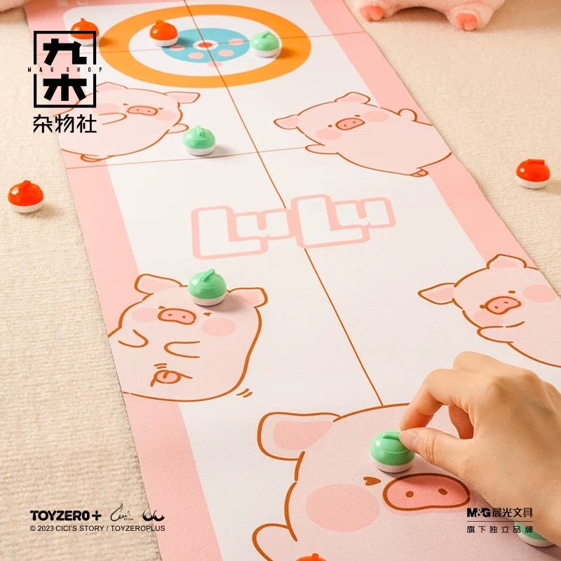 LuLu the Piggy Tabletop Curling Game