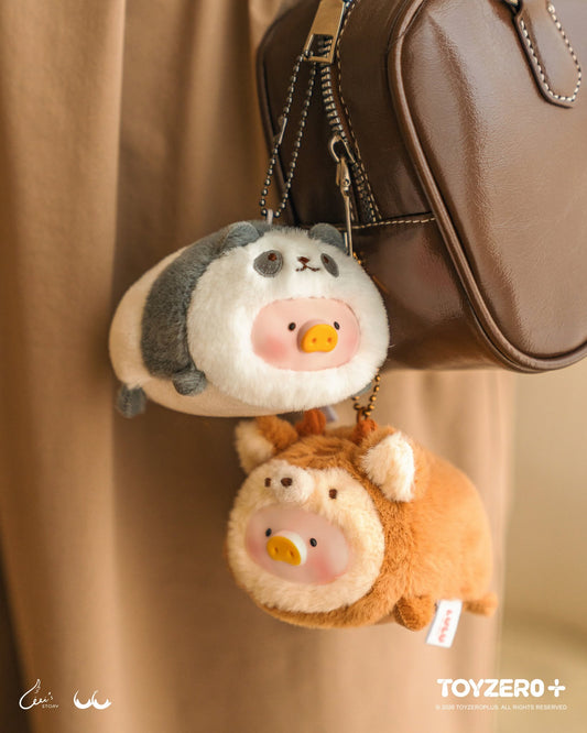 LuLu the Piggy Animal Party Vol.2 Stick Together PVC Face Plush Keychain (Blind Box)