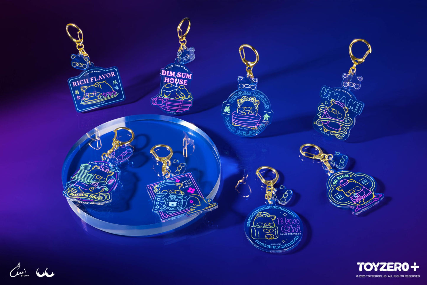 LuLu the Piggy Lu's Table - Staff LuLu's Daily Routine Acrylic Keychain (Blind Box)