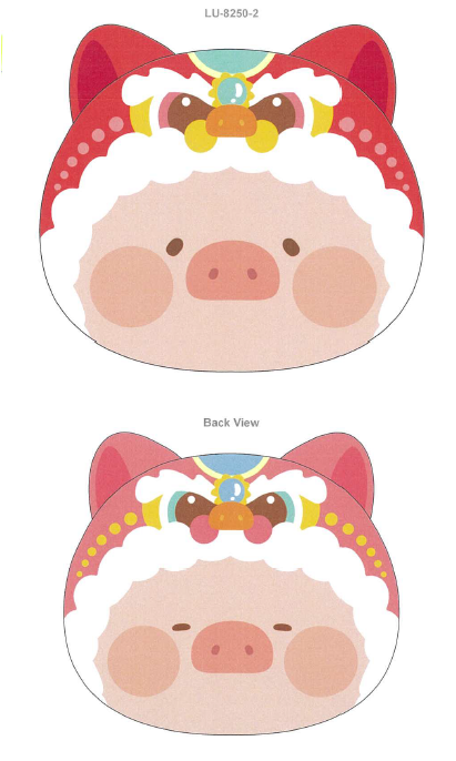 LuLu the Piggy CNY 2025 公仔造型咕𠱸 Cushion