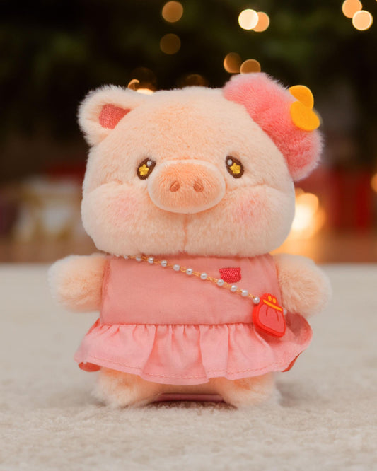 LuLu the Piggy Pink Life - Elegant Lu Plush Keychain