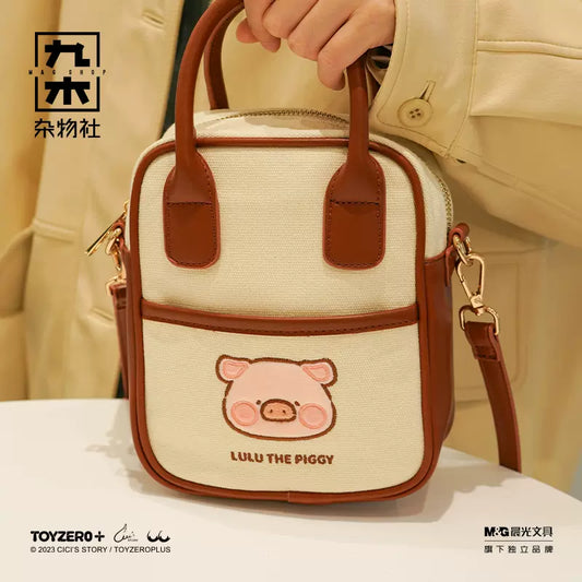 LuLu the Piggy Vertical Top Handle Crossbody Bag -