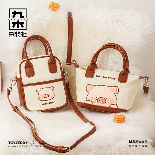 LuLu the Piggy Vertical Top Handle Crossbody Bag -