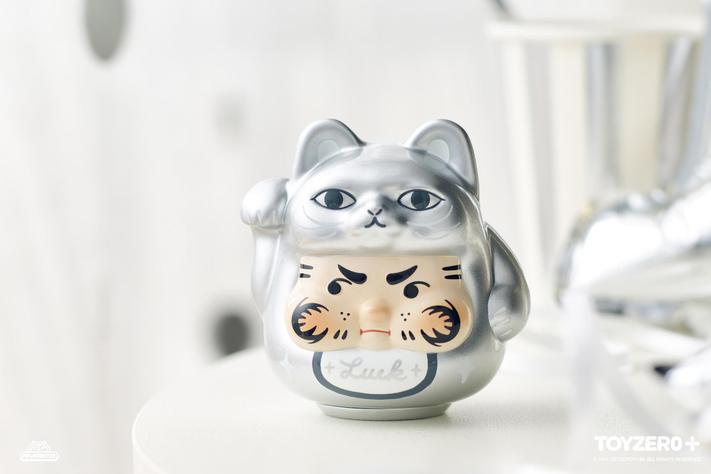 PP X Monster Lucky Kitten Daruma Blind Box