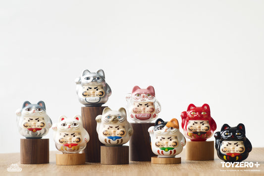 PP X Monster Lucky Kitten Daruma Blind Box