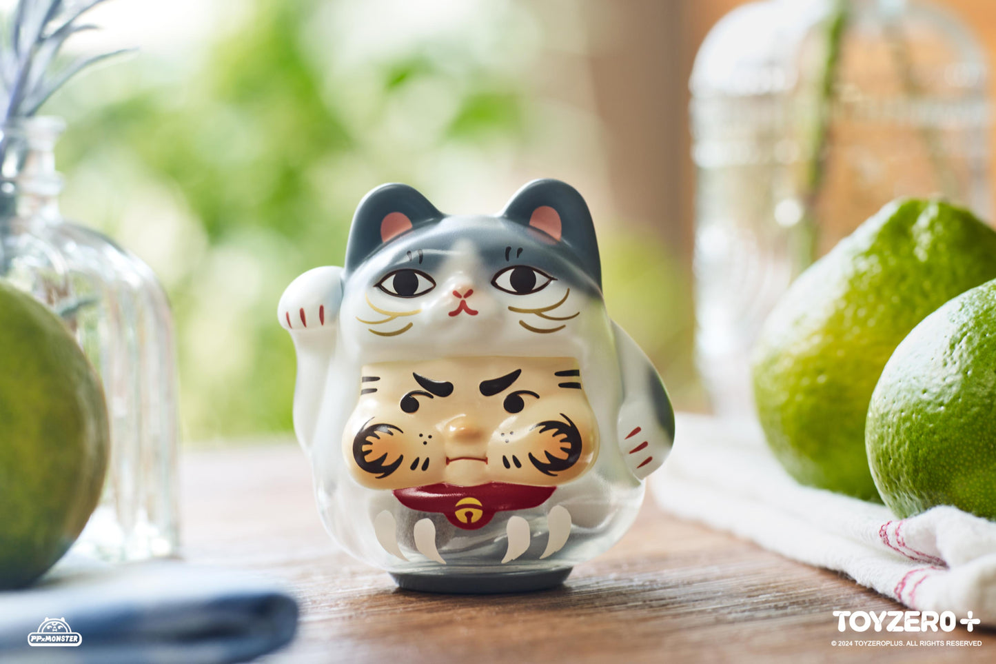 PP X Monster Lucky Kitten Daruma Blind Box