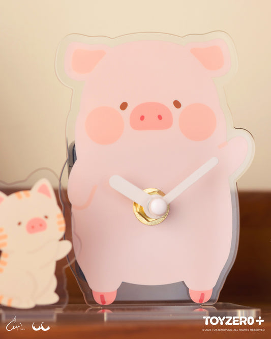 LuLu the Piggy Generic - Acrylic Clock